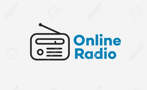 114023819 vector online radio logo isolated on white background for online radio station blog websit